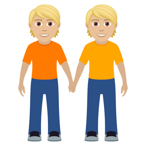 Händchen Haltende Personen: Mittelhelle Hautfarbe