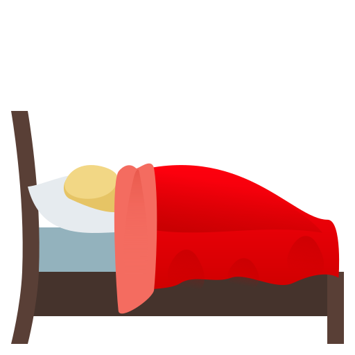 Im Bett Liegende Person: Mittelhelle Hautfarbe