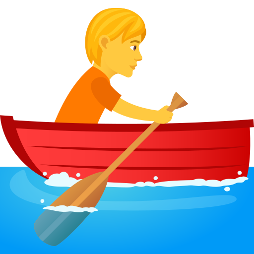 Person Im Ruderboot