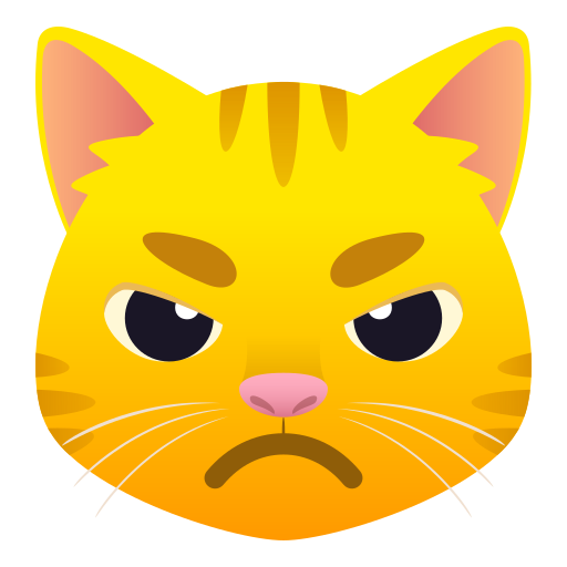 Schmollende Katze