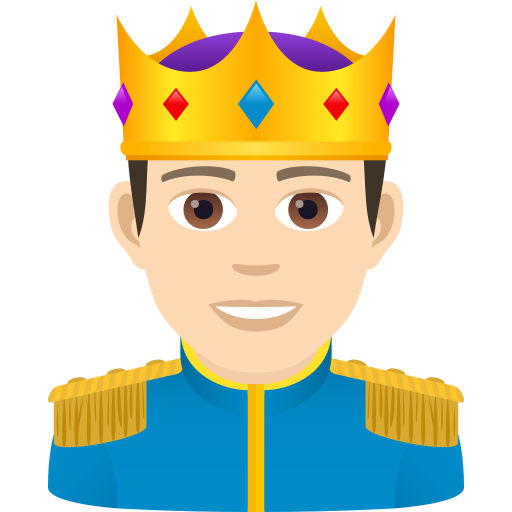 Prinz: Helle Hautfarbe
