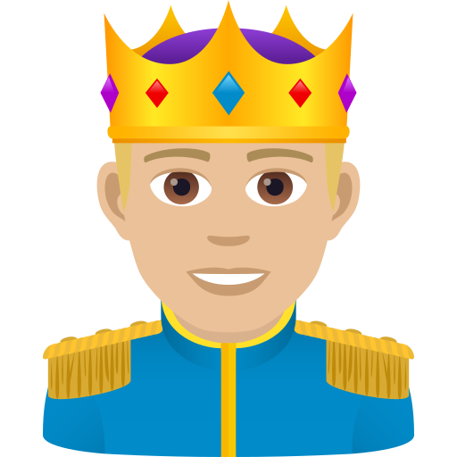 Prinz: Mittelhelle Hautfarbe