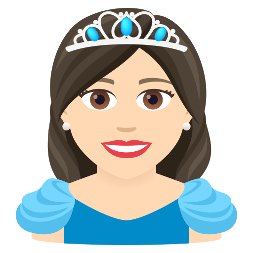 Prinzessin: Helle Hautfarbe