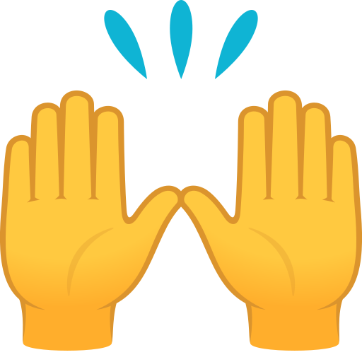 Zwei Erhobene Handflächen