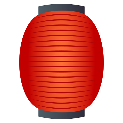 Rote Papierlaterne