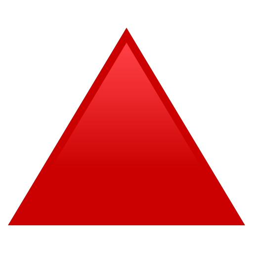 Rotes Dreieck Mit Der Spitze Nach Oben