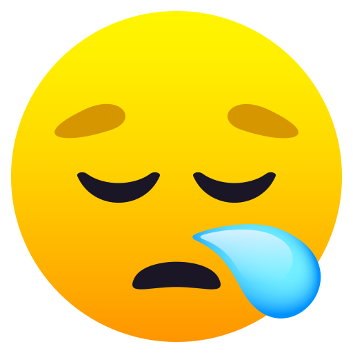 Schläfriges Gesicht