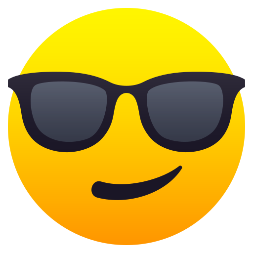 Lächelndes Gesicht Mit Sonnenbrille