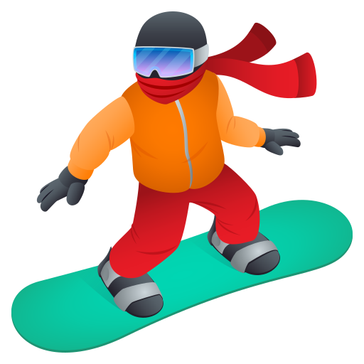 Snowboarder(In): Mittlere Hautfarbe