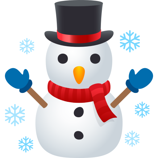 Schneemann Im Schnee