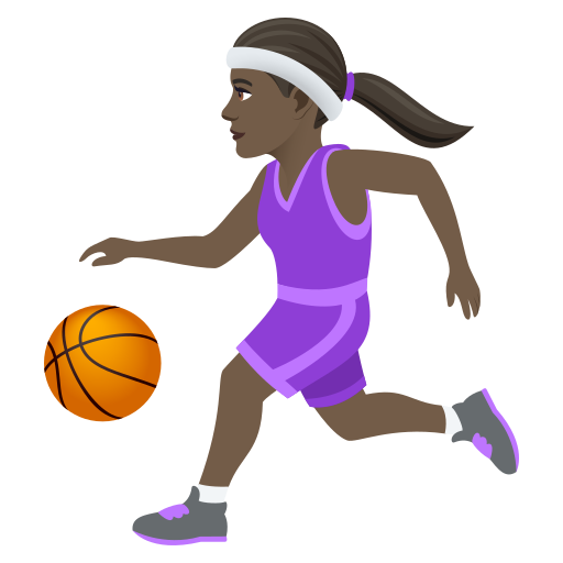 Frau Mit Ball: Dunkle Hautfarbe
