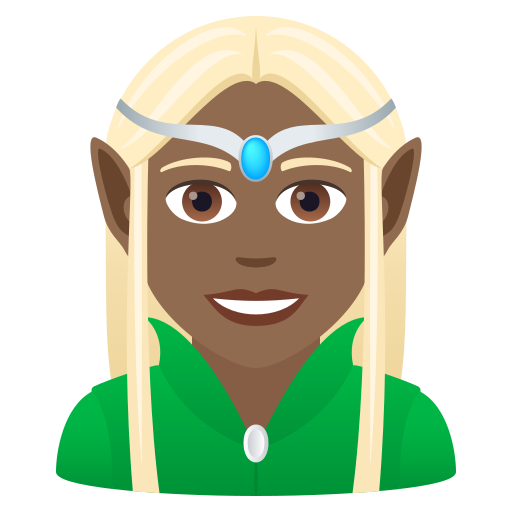 Elfe: Mitteldunkle Hautfarbe
