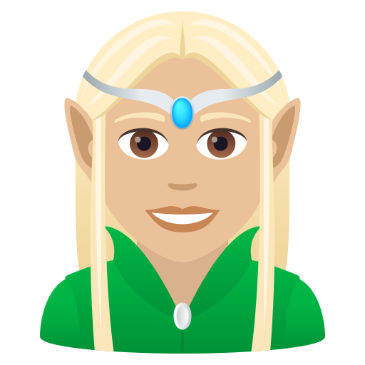 Elfe: Mittelhelle Hautfarbe