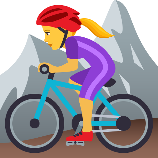 Mountainbikerin