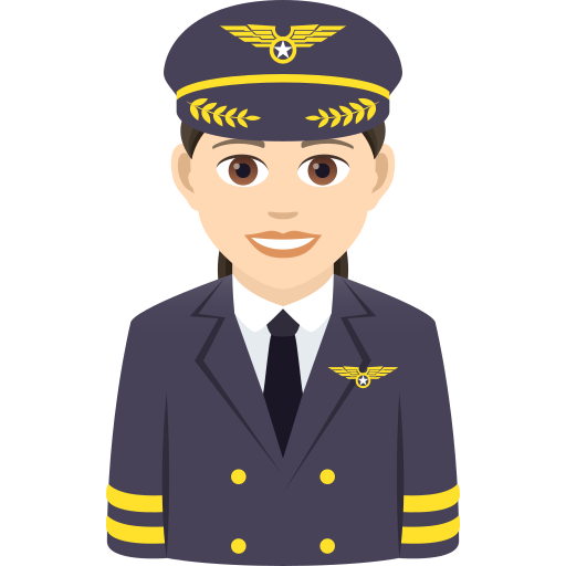 Pilotin: Helle Hautfarbe