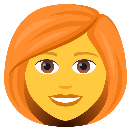 Frau: Rotes Haar