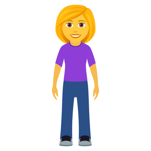 Stehende Frau