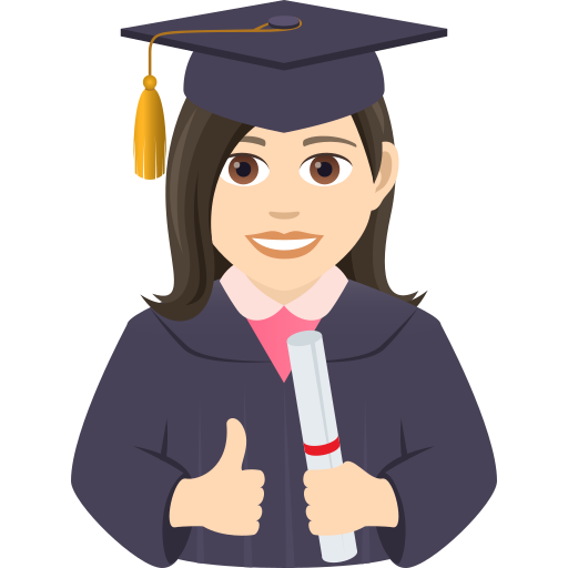 Studentin: Helle Hautfarbe