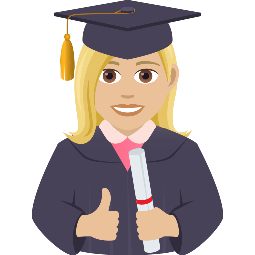 Studentin: Mittelhelle Hautfarbe
