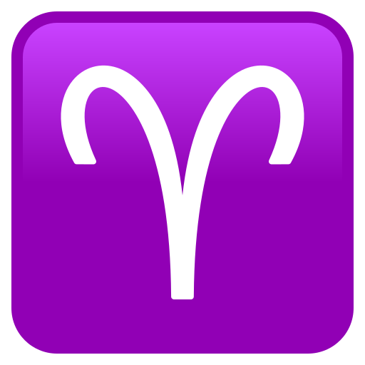 Знак зодиака Овен для JoyPixels 9.0