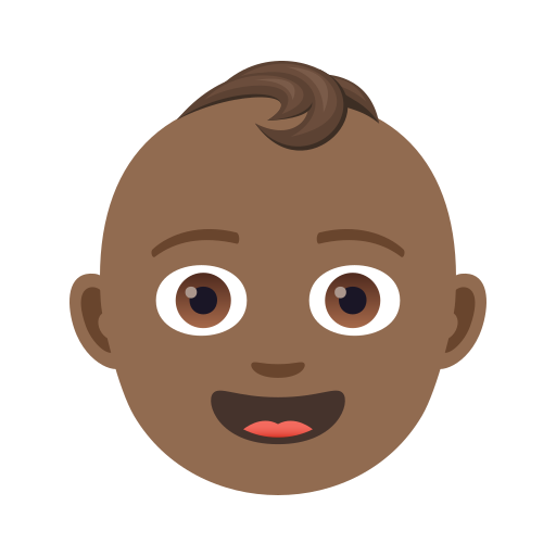 Младенец: темный тон кожи для JoyPixels 9.0