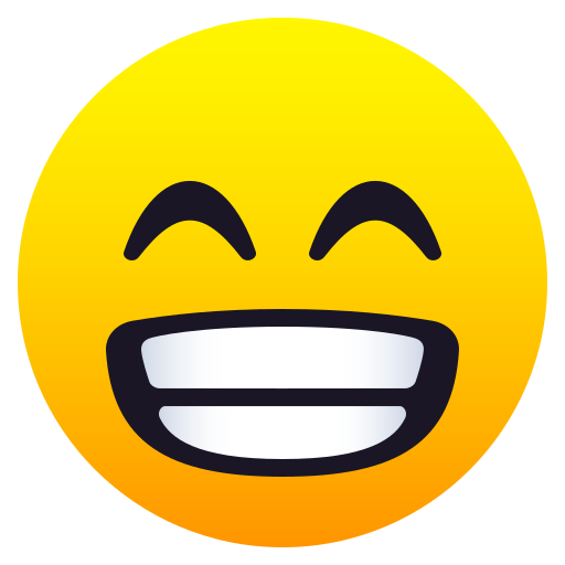 Светится от счастья для JoyPixels 9.0