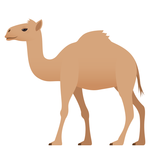 Одногорбый верблюд для JoyPixels 9.0