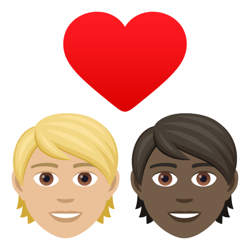 Влюбленная пара: взрослый взрослый светлый тон кожи очень темный тон кожи для JoyPixels 9.0