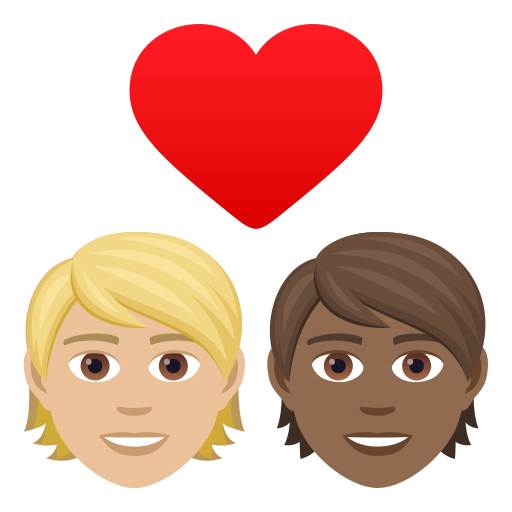 Закохана пара: дорослий дорослий світлий тон шкіри темний тон шкіри для JoyPixels 9.0