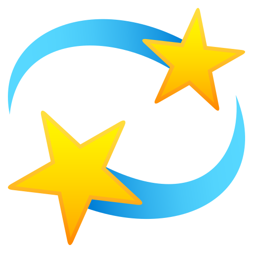 Кружащаяся звезда для JoyPixels 9.0