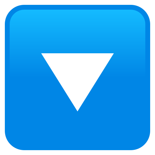 Трикутник вістрям вниз для JoyPixels 9.0