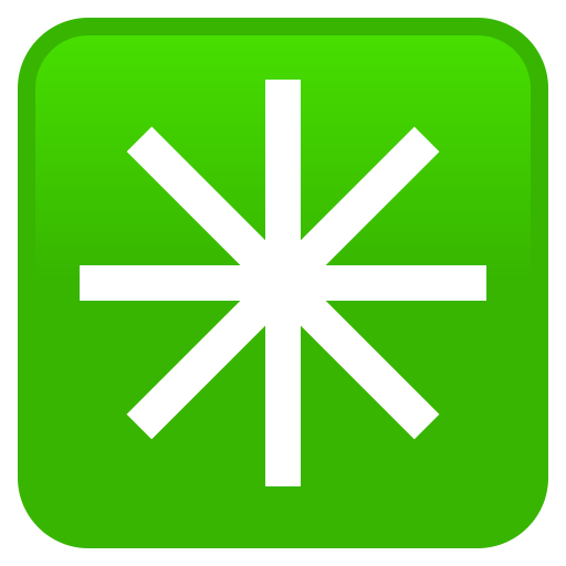 Восьмикутна Зірочка для JoyPixels 9.0