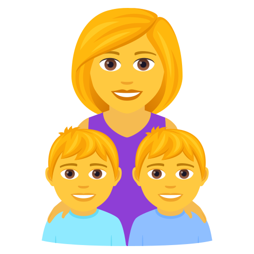 Сім'я: жінка, хлопчик, хлопчик для JoyPixels 9.0