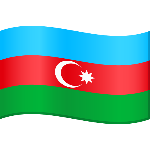 Флаг: Азербайджан для JoyPixels 9.0