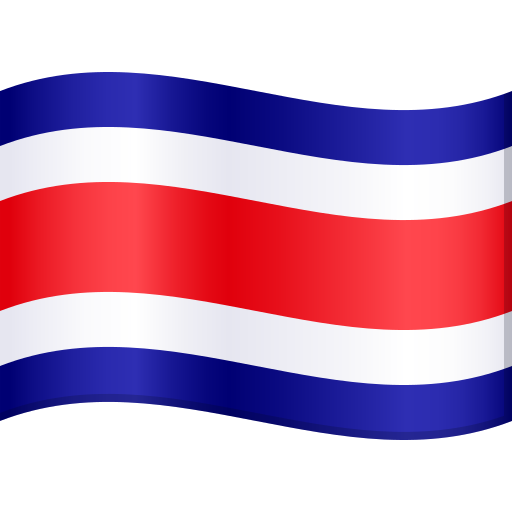 Прапор: Коста-Ріка для JoyPixels 9.0