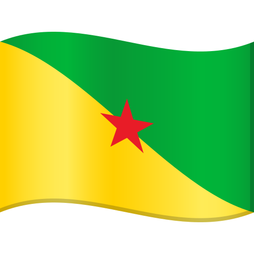 Флаг: Французская Гвиана для JoyPixels 9.0