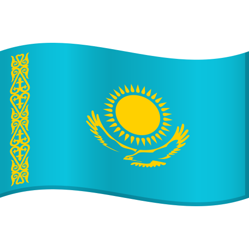 Флаг: Казахстан для JoyPixels 9.0