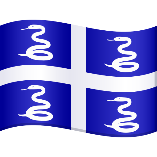 Флаг: Мартиника для JoyPixels 9.0