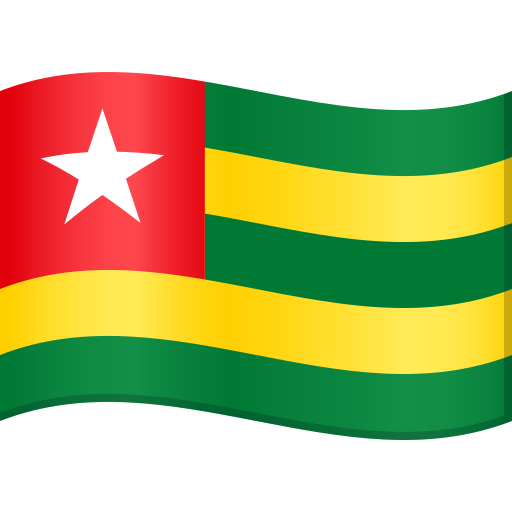 Прапор: Того для JoyPixels 9.0