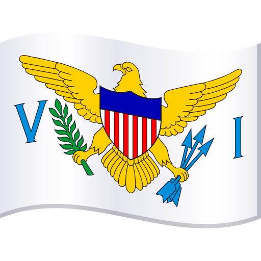 Прапор: Віргінські о-ви (США) для JoyPixels 9.0