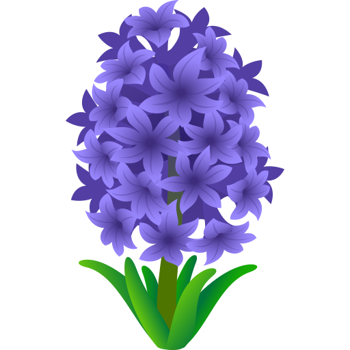 Гиацинт для JoyPixels 9.0