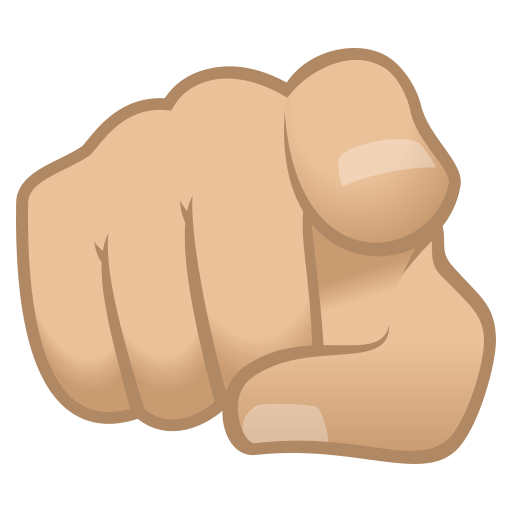 Вказівний палець на себе: світлий тон шкіри для JoyPixels 9.0