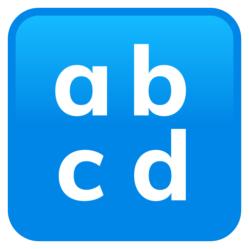 Ввод строчными для JoyPixels 9.0