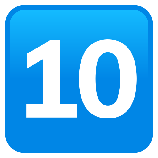 Клавіші: 10 для JoyPixels 9.0