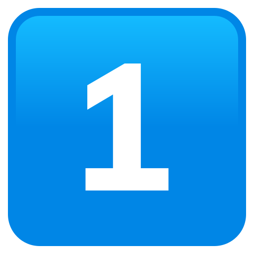 Клавиши: 1 для JoyPixels 9.0