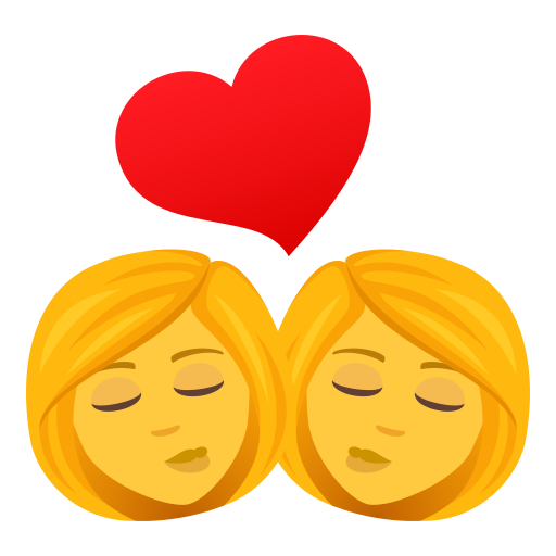 Поцелуй: женщина женщина для JoyPixels 9.0