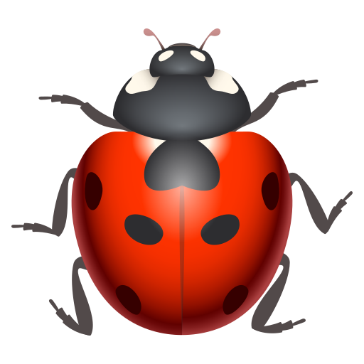 Божа корівка для JoyPixels 9.0