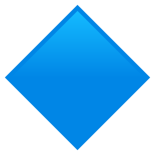 Великий блакитний ромб для JoyPixels 9.0