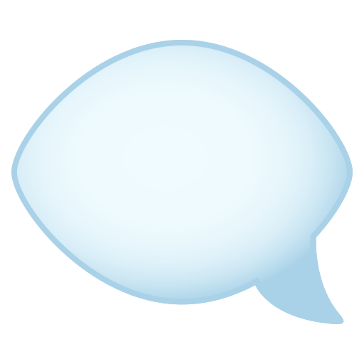 Пустое облачко для JoyPixels 9.0