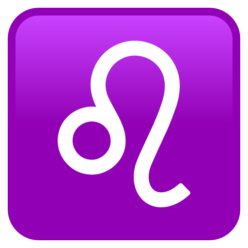 Знак зодіаку Лев для JoyPixels 9.0